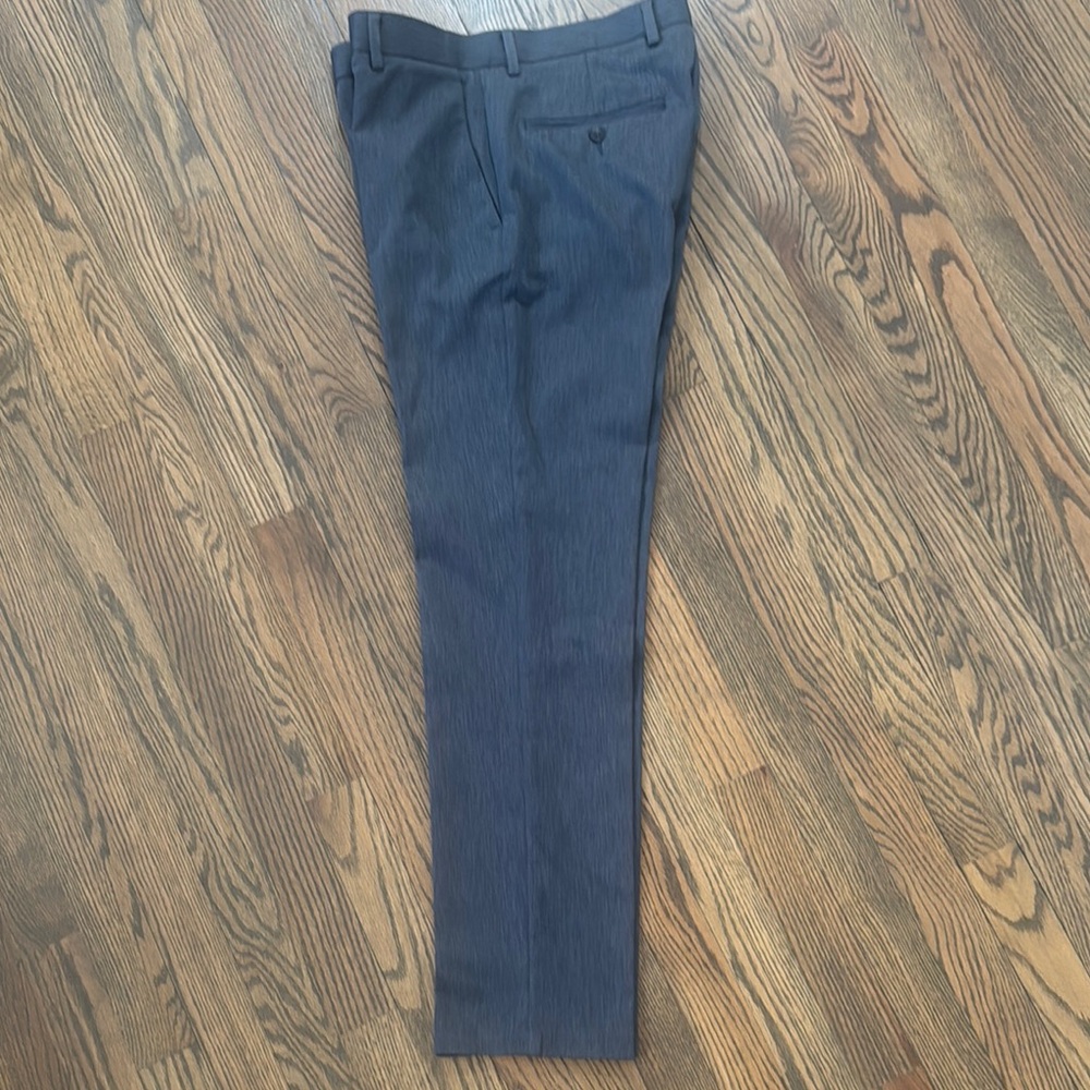 Perry Ellis Portfolio Slim Fit  Dress Men's Navy Blue Pants